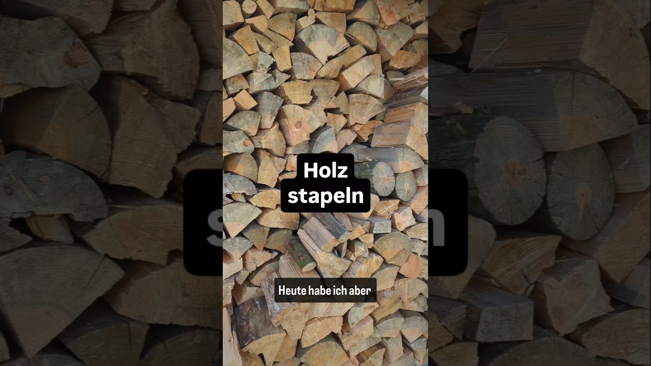 allererste Holzmiete