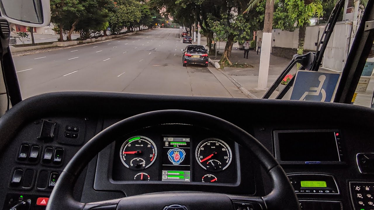 POV - Conduzindo um Scania K400 / Marcopolo Paradiso 1600 LD