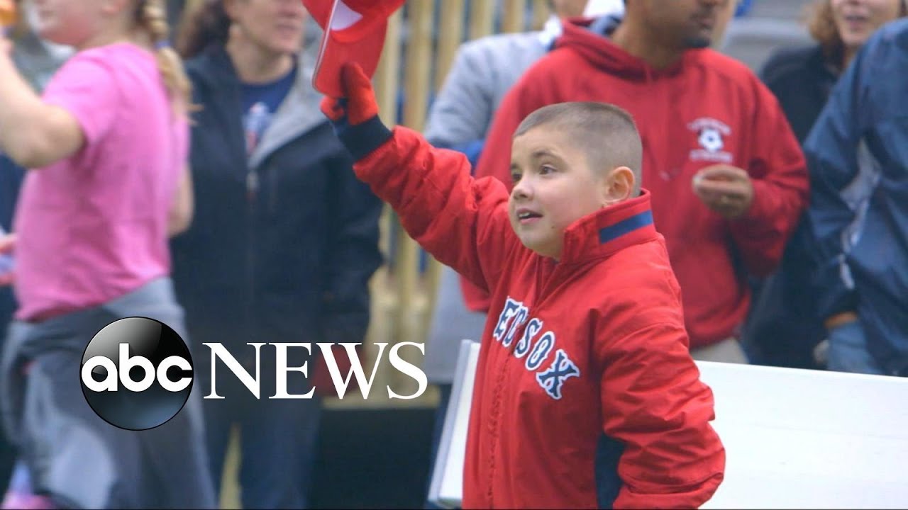 Boy's Backyard Transformed Into Fenway Park Replica