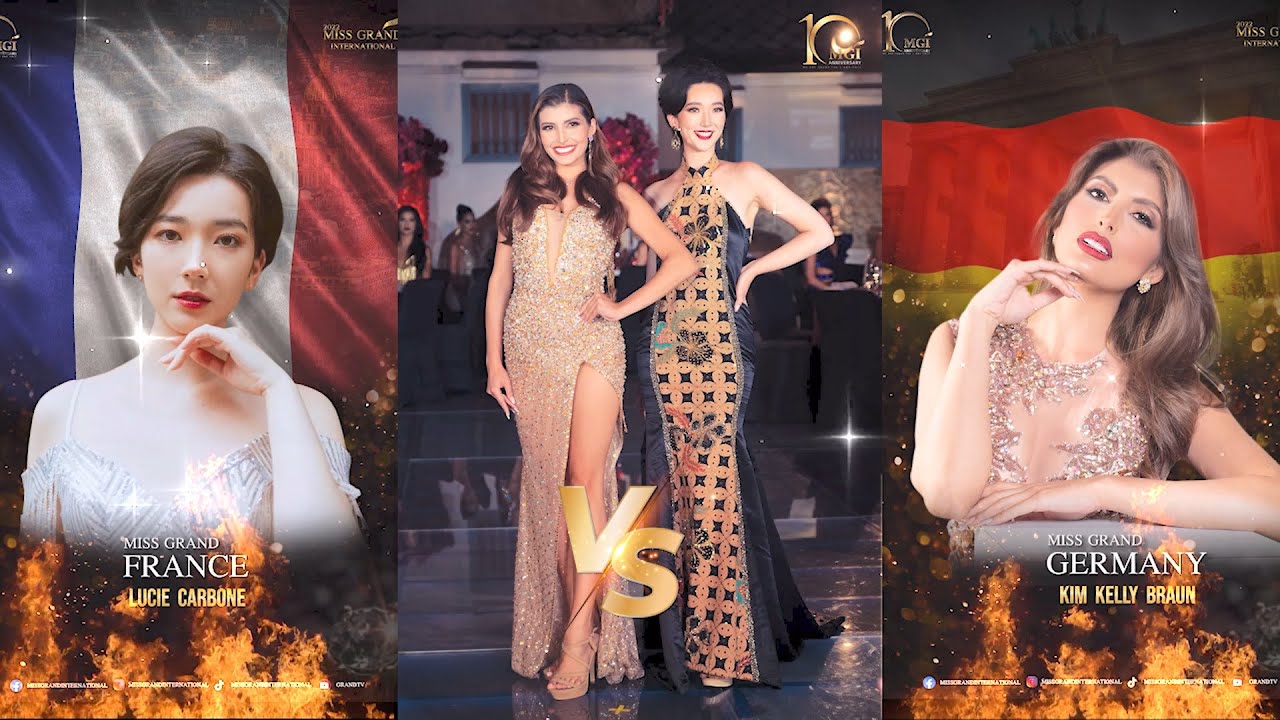 Miss Grand International 2022 - Miss Grand FRANCE and Miss Grand GERMANY