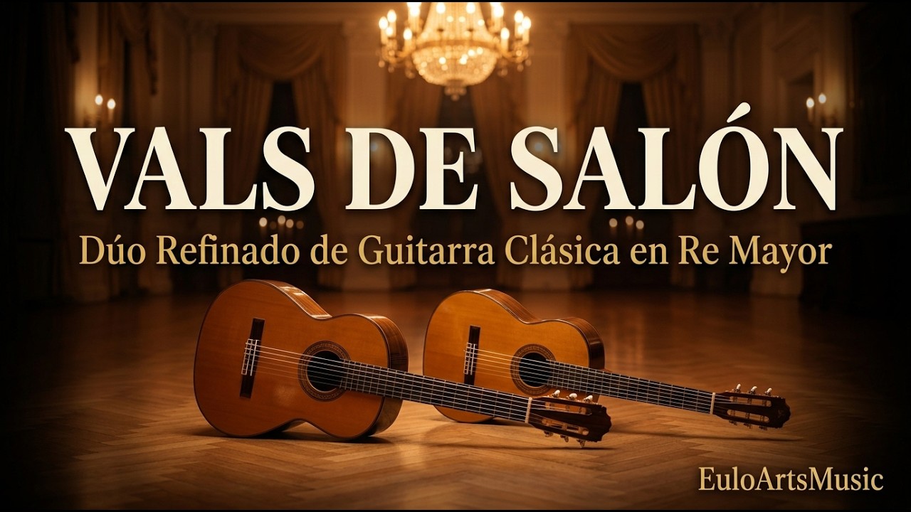 Ballroom Waltz | Refined Classical Guitar Duo in D Major 🎸🎸