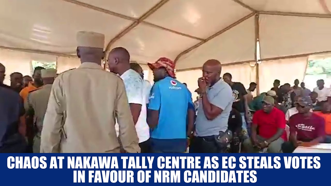 Chaos At Nakawa Tally Centre as EC Steals Votes in favour of NRM Candidates