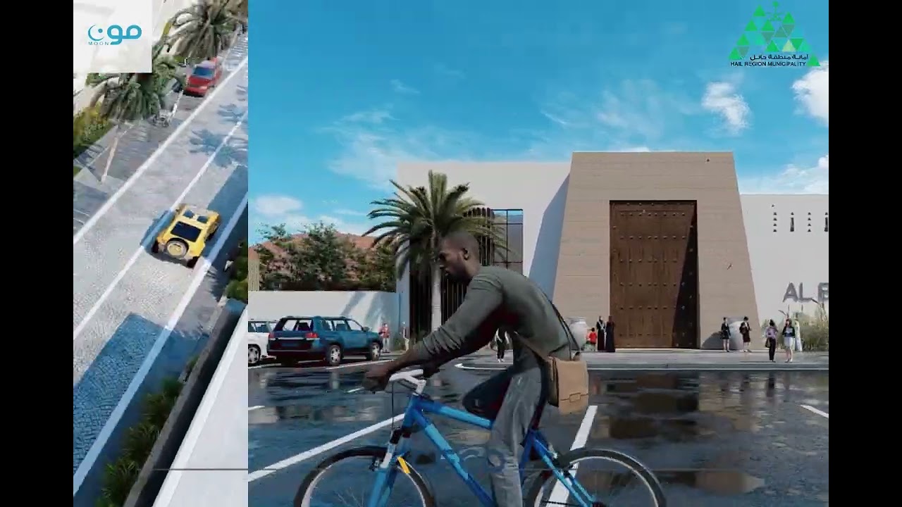 أحد تصاميمنا لمشروع مميز في قلب مدينة حائل على مساحة 15000 م 2 ( مشروع الباكورة )