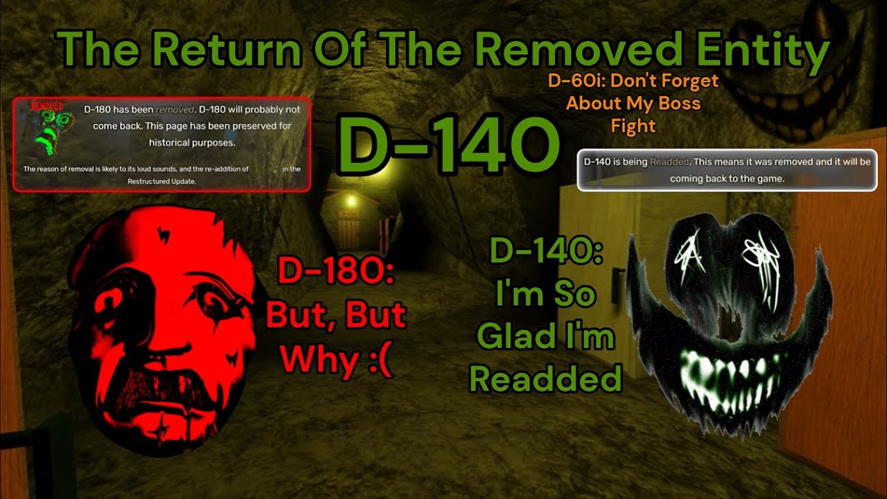 D-140 Re-addition In Rooms Found Footage + D-60i Boss Fight