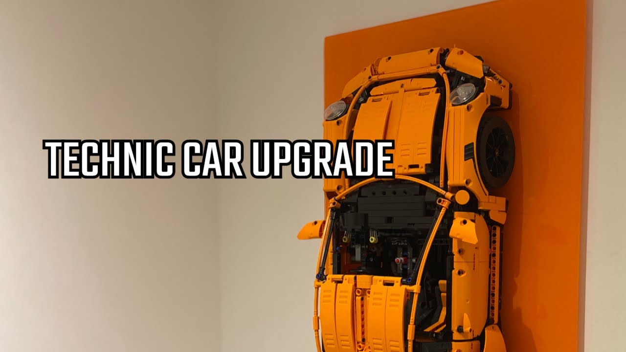 How to make a wall mount for the LEGO Porsche GT3