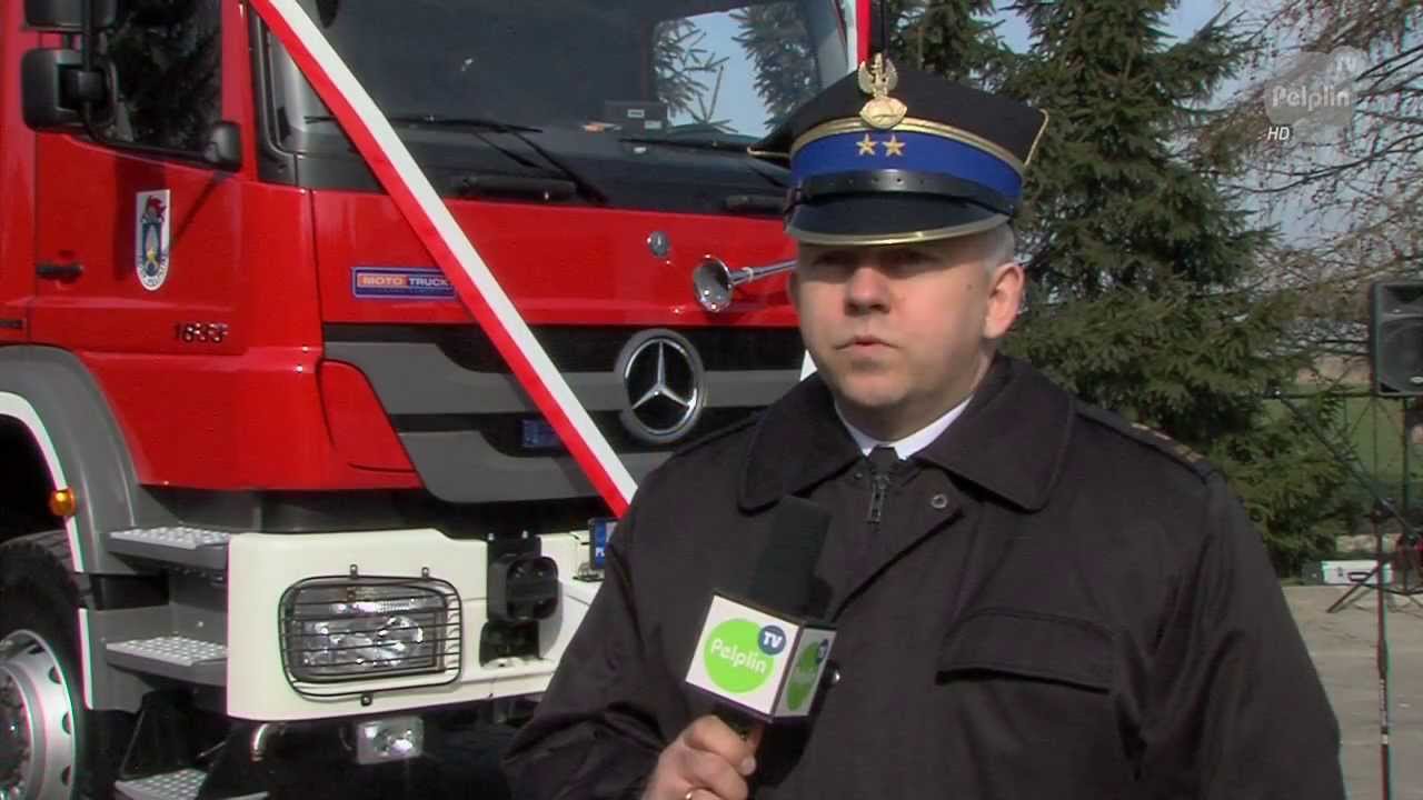 Nowy wóz strażacki dla OSP Pelplin - TV Pelplin HD