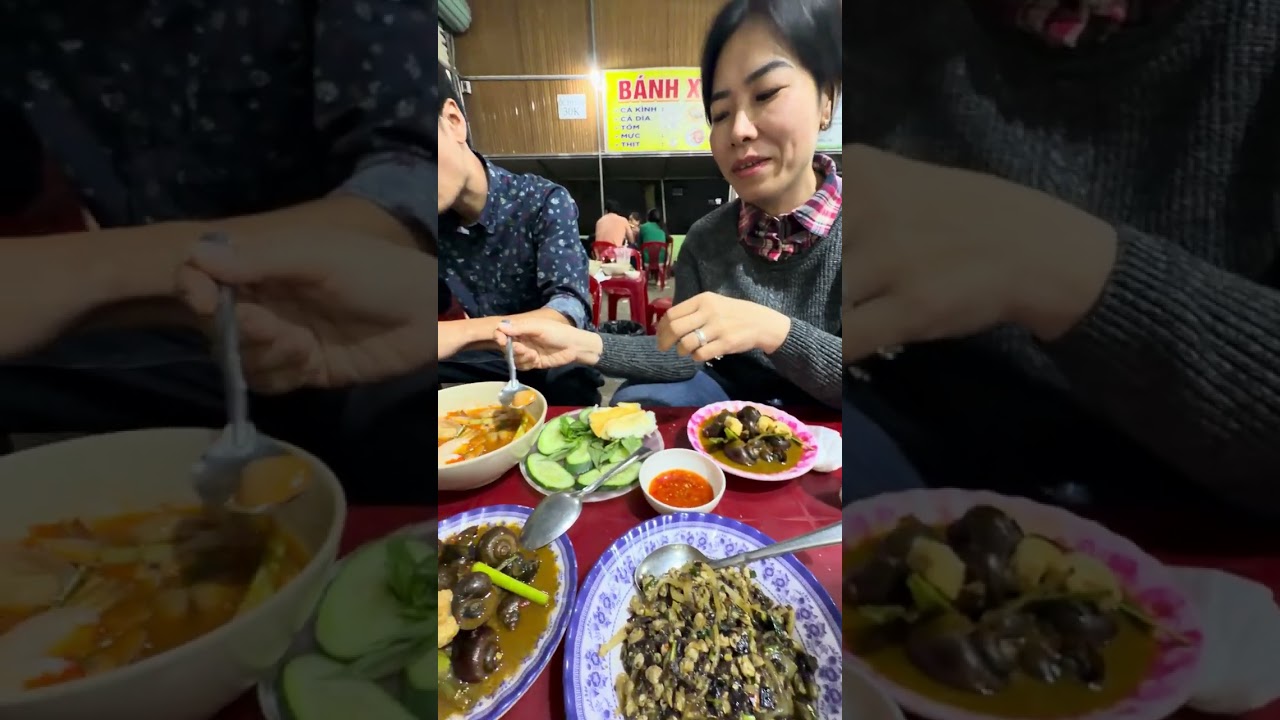 Hôm nay có dịp đi thưởng thức cùng các em tại tiệm ốc Thành Mập ở Huế. Ốc tươi, món ăn đậm đà, 
