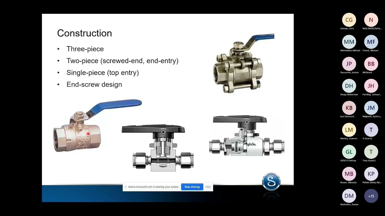 Valve Essentials Webinar 2021