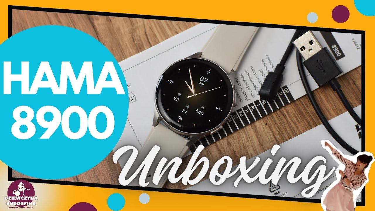 Hama 8900 unboxing smartwatcha