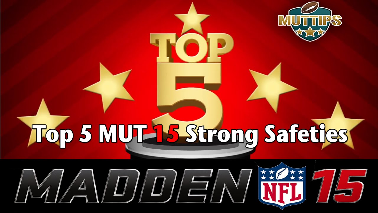 MUT 15 Tips - Madden 15 Ultimate Team Top 5 Strong Safeties | MUTtips