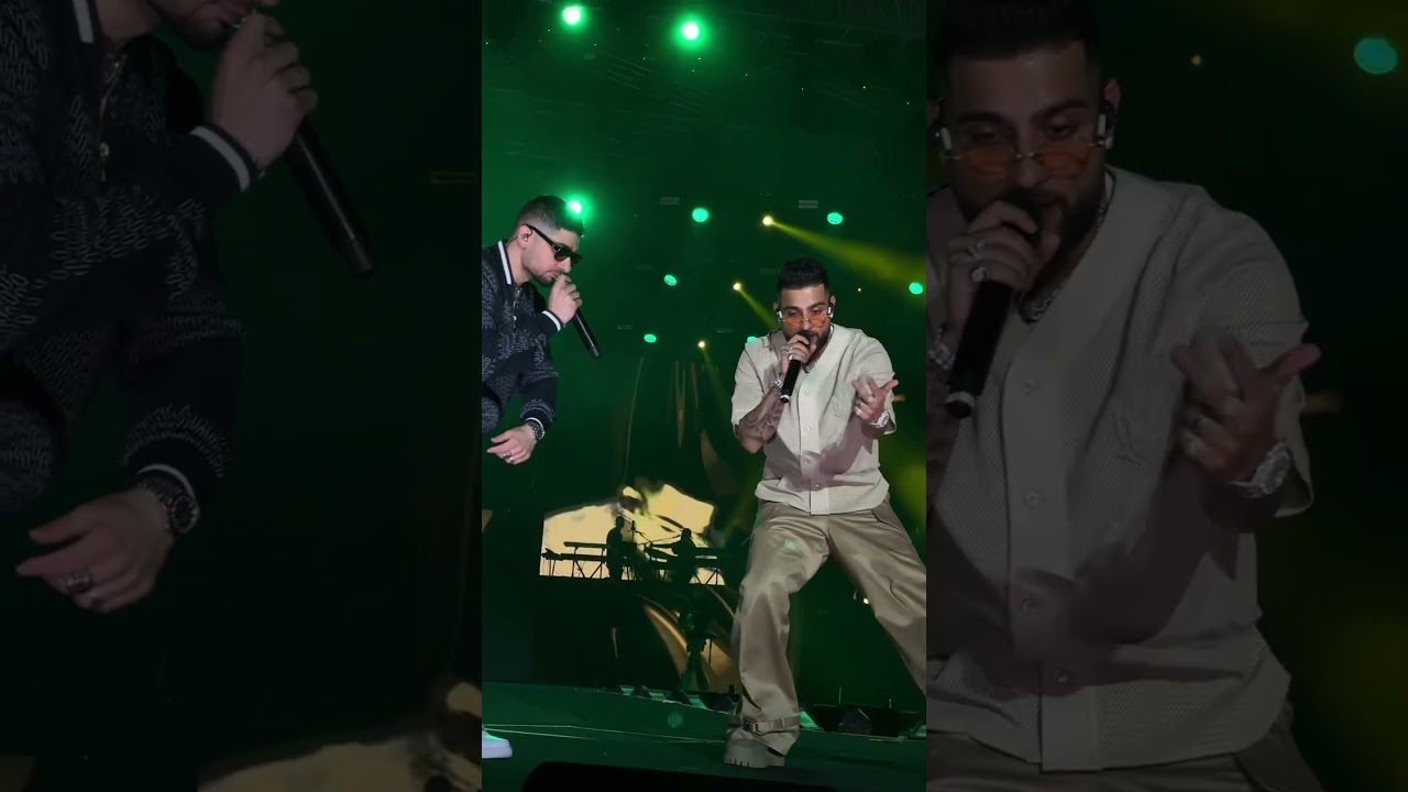 Karan Aujla brings out Kr$na to perform YKWIM!