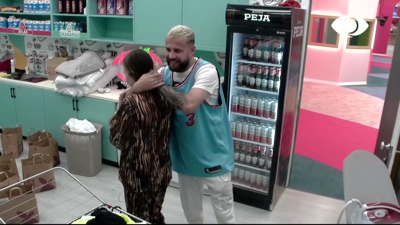 Kiara përqafon Luizin - Big Brother Albania Vip 2