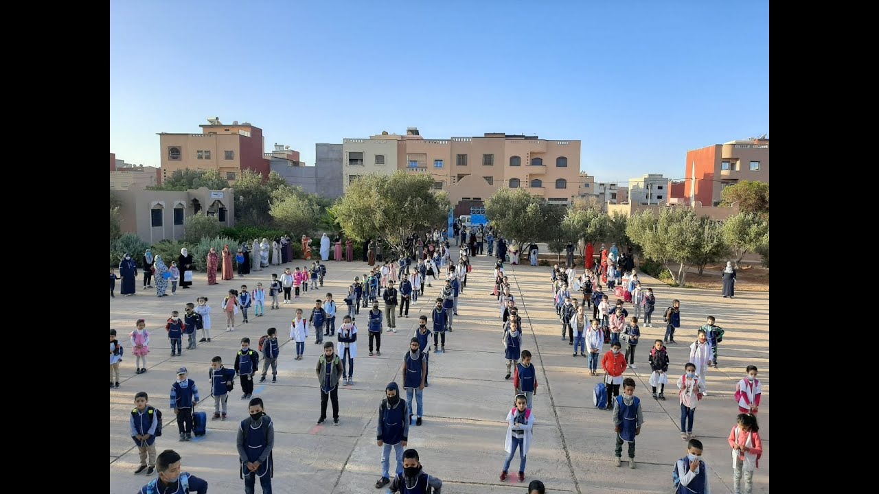 هكذا تم استقبال التلاميذ بمدرسة مولاي الزين يوم انطلاق الدراسة 2021/2022