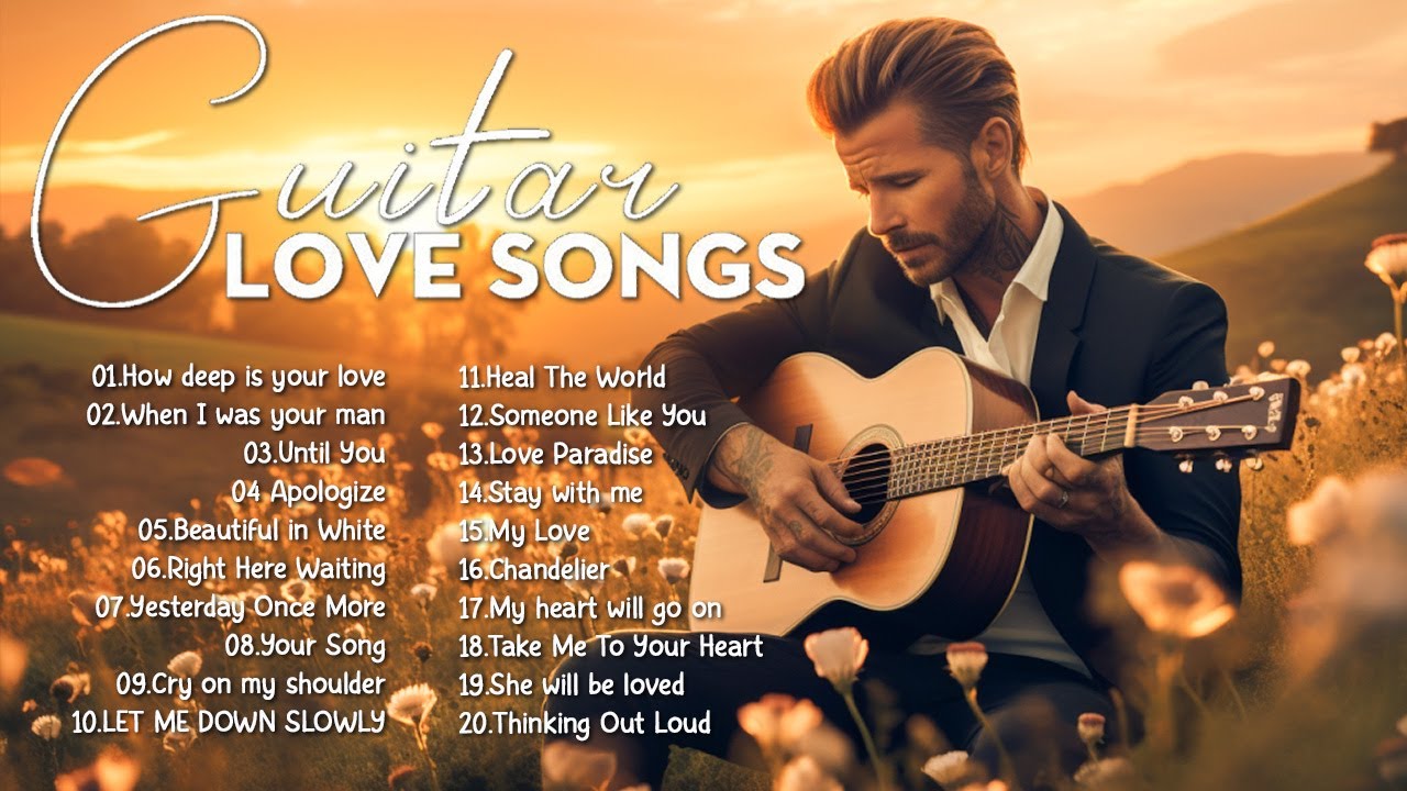 100 Most Romantic Instrumental Melodies For Soft Guitar - Relaxing And Romantic Music