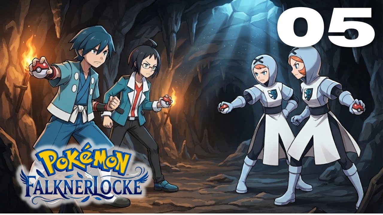 Pokémon B.Black Falknerlocke Ep.5 - OTRO COMBATE DOBLE!