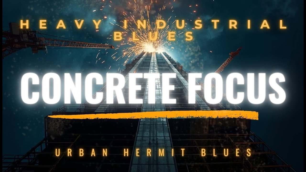 Concrete Focus | Heavy Industrial Blues for Deep Work | Building Empire 2026