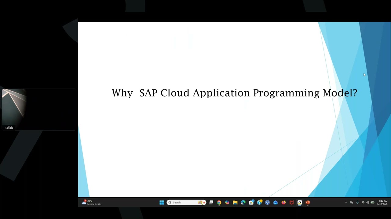 ONLINE DEMO ON SAP JOULE CAPM ,BTP , NODEJS, JAVA SCRIPT,FIORI