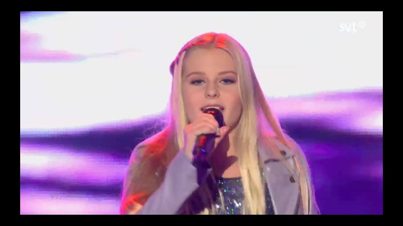 Julia Kedhammar - Du Är Inte Ensam (Sweden) - live - Junior Eurovision Song Contest 2014