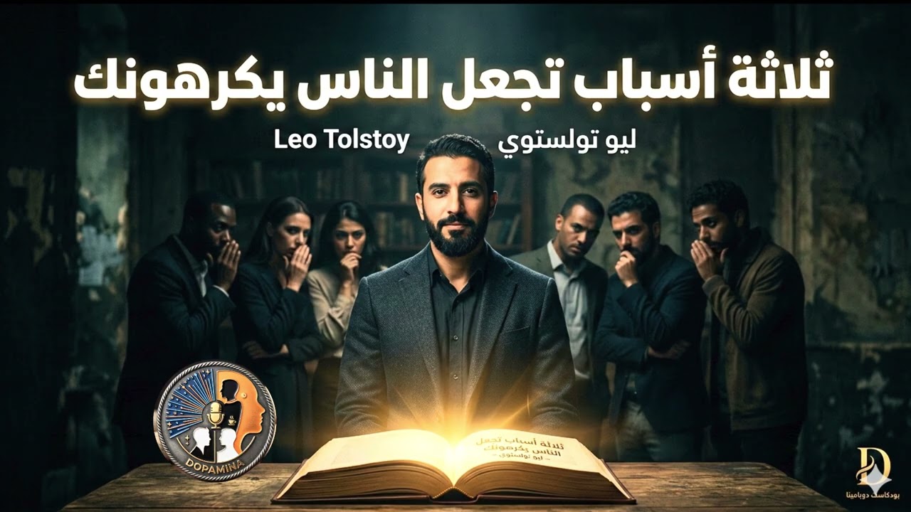 3 أسباب تجعل الناس يكرهونك بلا سبب  فلسفة Leo Tolstoy التي ستغير نظرتك للناس (كتاب صوتي)