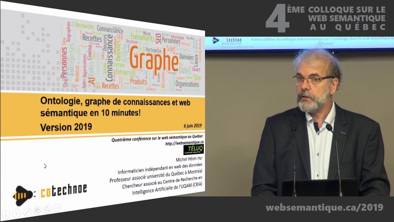 Michel Héon - Ontologie, graphe de connaissance et web sémantique en 10 minutes
