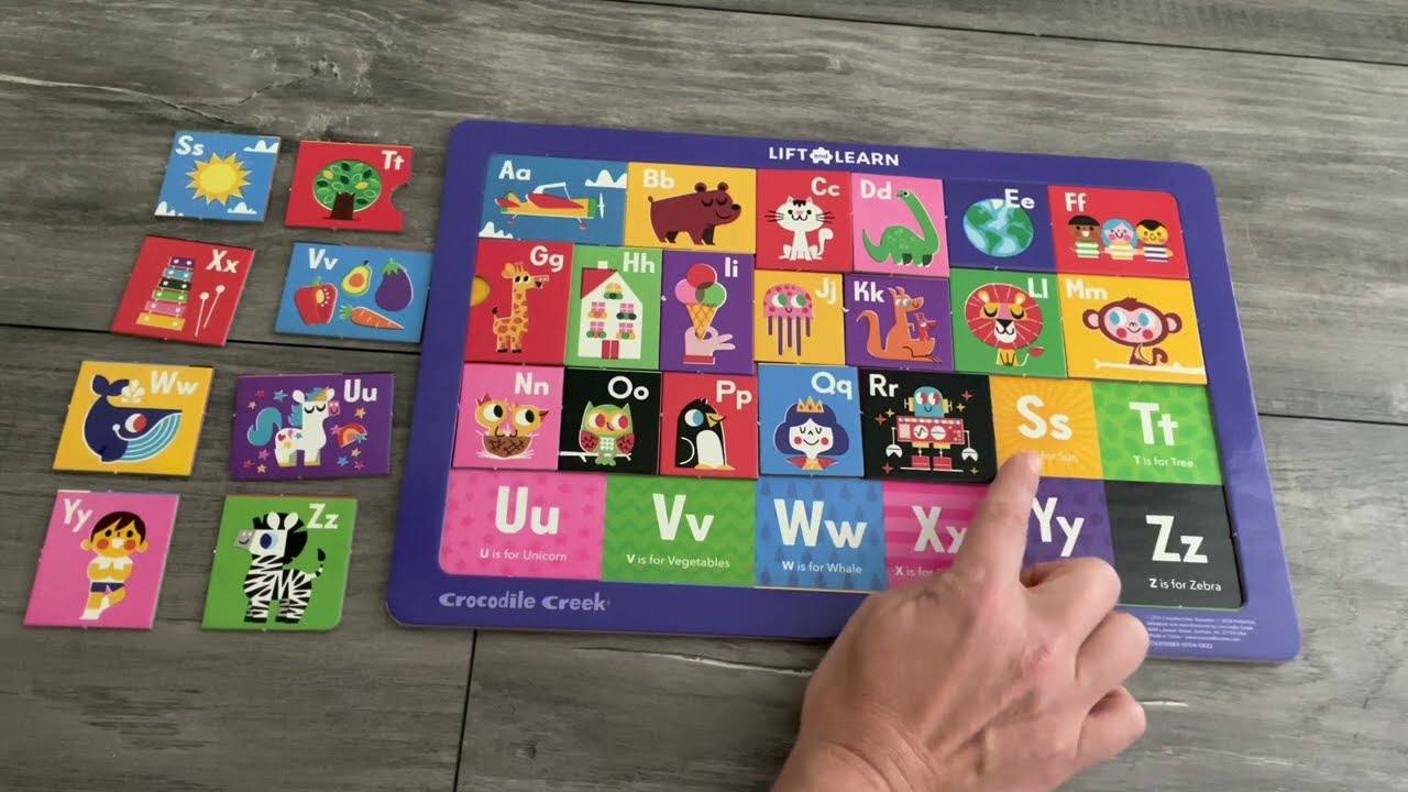 ABC Puzzle Fun | Learn Letters |Ms S