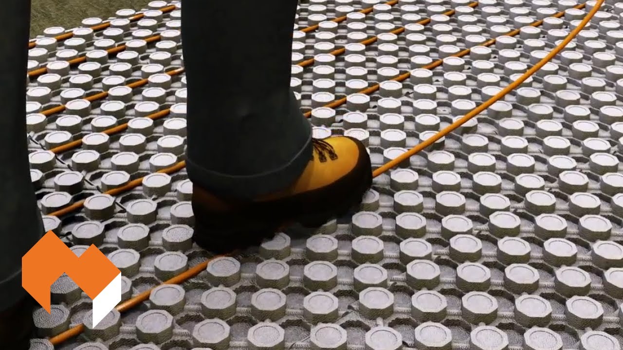 Amvic Ampex | Insulated Radiant Heating PEX Panel Installation (Animated Guide)