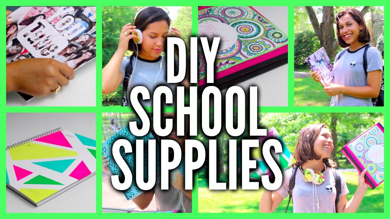 EASY DIY BACK TO SCHOOL SUPPLIES 2016-2017!! Notebooks, Binders & More!
