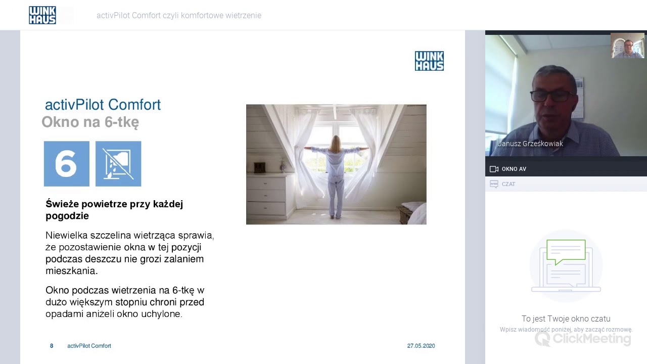 activPilot Comfort, czyli komfortowe wietrzenie.