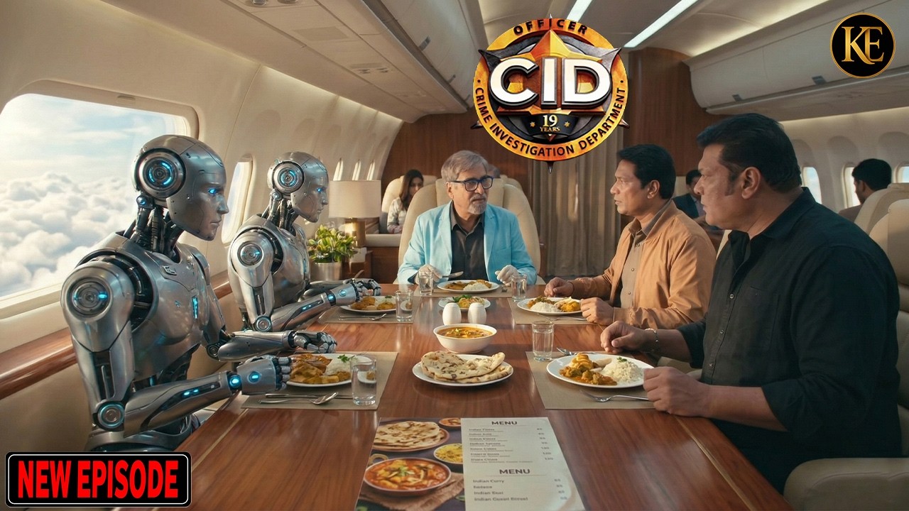 CID टीम ने फ्लाइट में रोबोट्स के साथ लंच और मीटिंग की | CID | सी.आई.डी. | Latest Episode