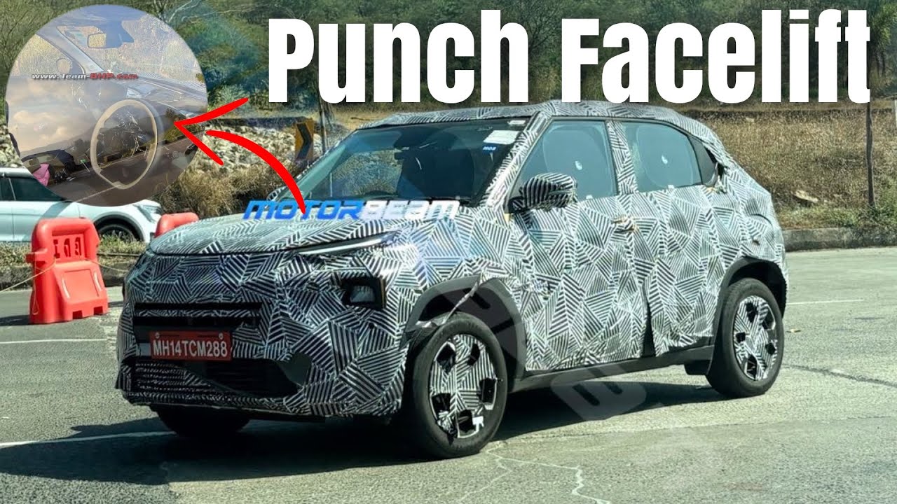 Tata Punch facelift 2026🔥 ventilated seats, 360° camera and more..