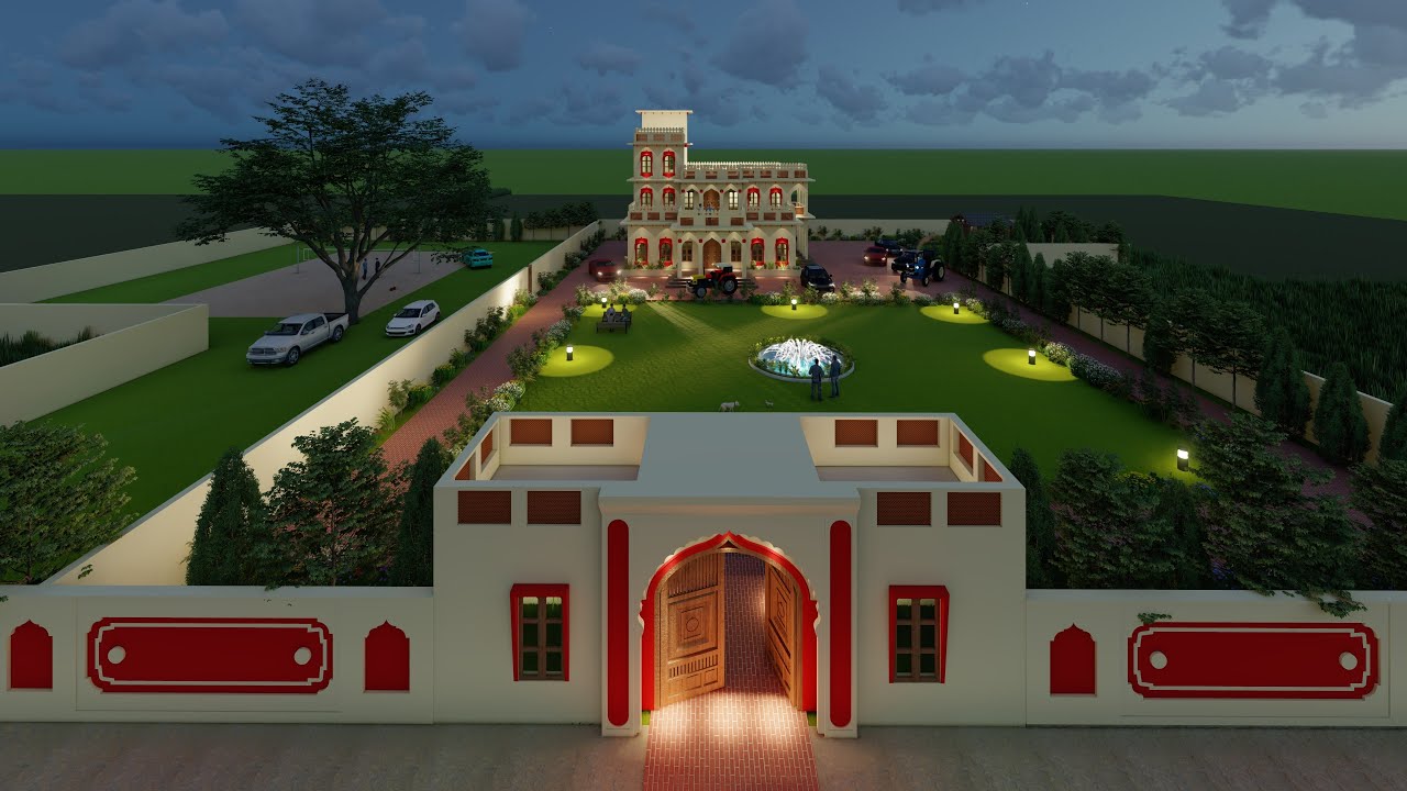 Haveli | Sidhu Moosewala | Sidhu Moose Wala Haveli | 3D Walkthrough | Singh Design Studio