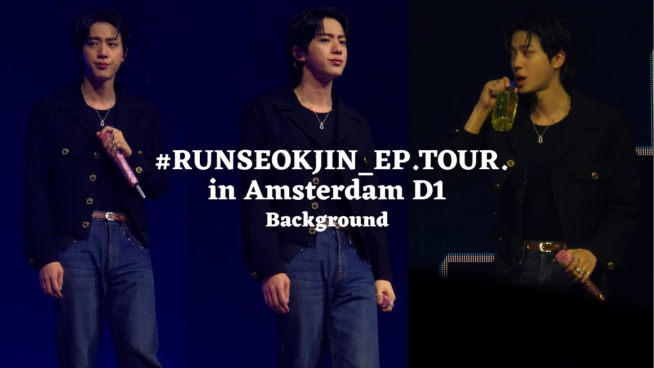 250809 Background —BTS Jin RUNSEOKJIN_EP.TOUR Amsterdam Day 1 [4K]