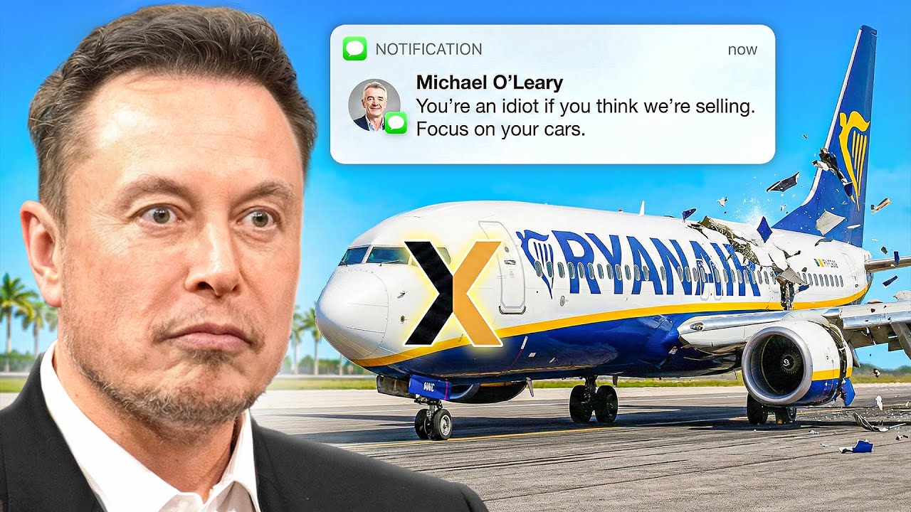 RYANAIR'S BRUTAL RESPONSE TO ELON MUSK'S TAKEOVER THREAT