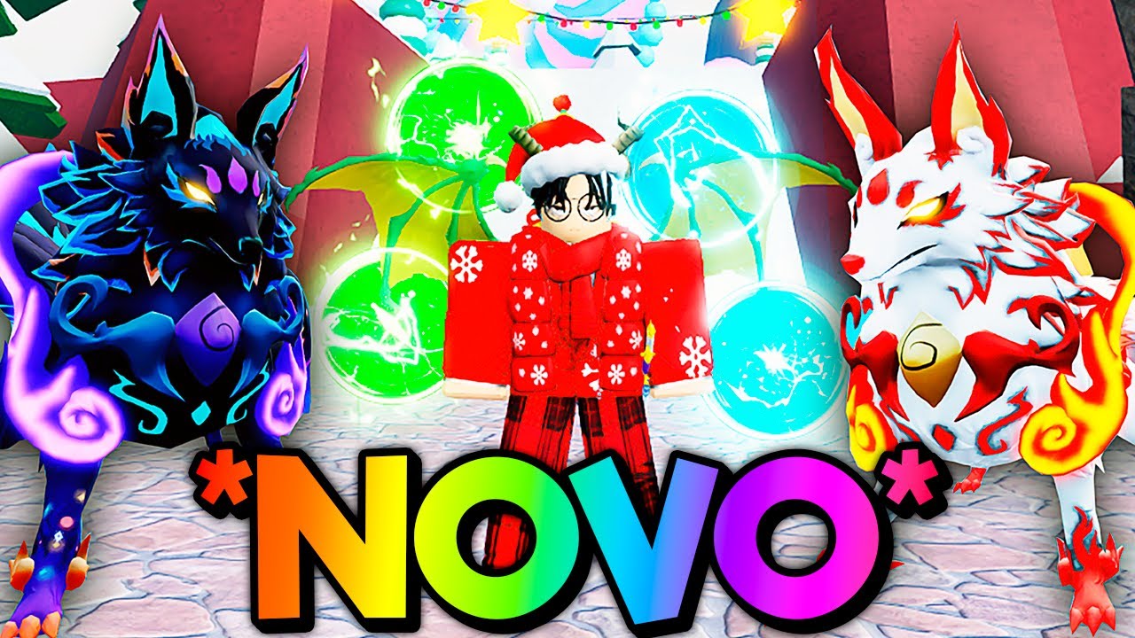 TUDO DA ATUALIZA&Ccedil;&Atilde;O DE NATAL, NOVAS KITSUNES, DRAGON E MAIS NO BLOX FRUITS