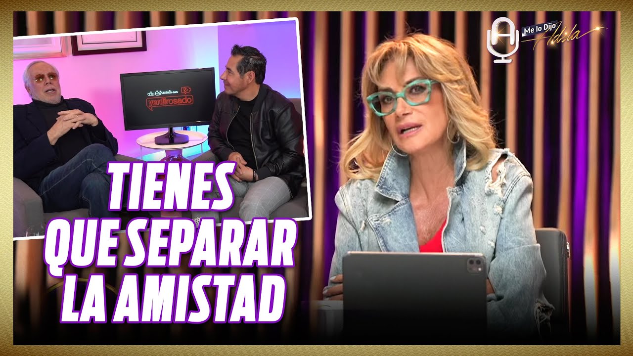 ADELA MICHA da IMPORTANTE LECCIÓN a YORDI de CÓMO DEBIÓ ENTREVISTAR a LUIS DE LLANO