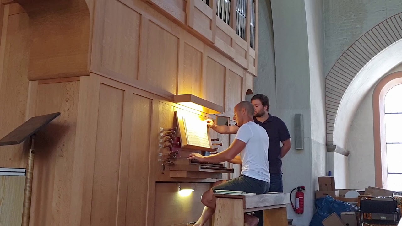 Georg Friedrich Händel (1685-1759) : Fuga V in a  - Daniel Kaiser, Orgel