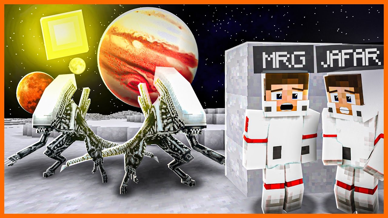 ! ماینکرفت ، ما توی شاتل فضایی از ادم فضایی ها فرار کردیم | Minecraft ,We Had to Escape From Aliens