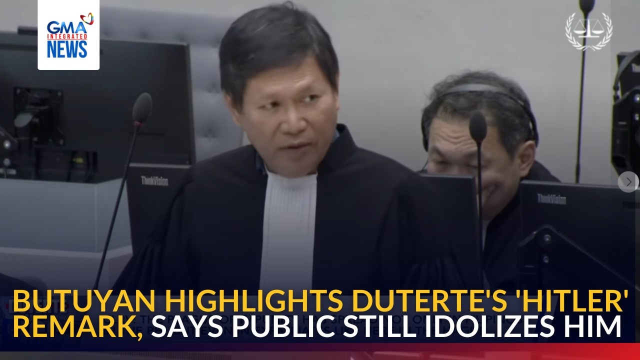 Butuyan highlights Duterte's 'Hitler' remark, says public still idolizes him | GMA Integrated News
