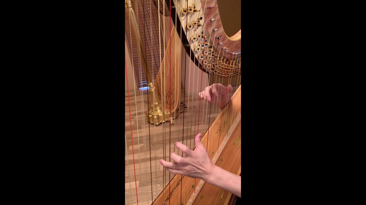 Salut d'amour(愛の挨拶) on Harp