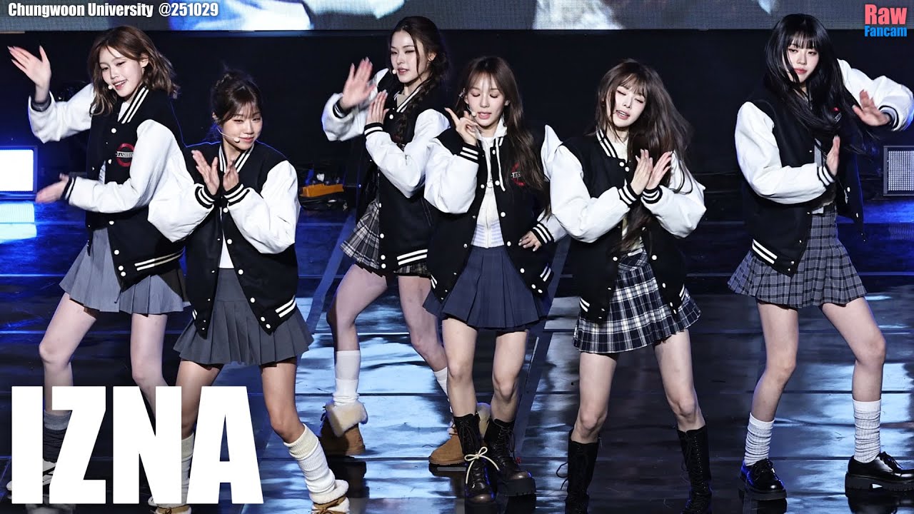 이즈나 #izna 대축 풀캠 ♬ Mamma Mia ♬ IZNA ♬ Racecar ♬ IWALY ♬ SIGN @251029 청운대학교 #맘마미아 #레이스카