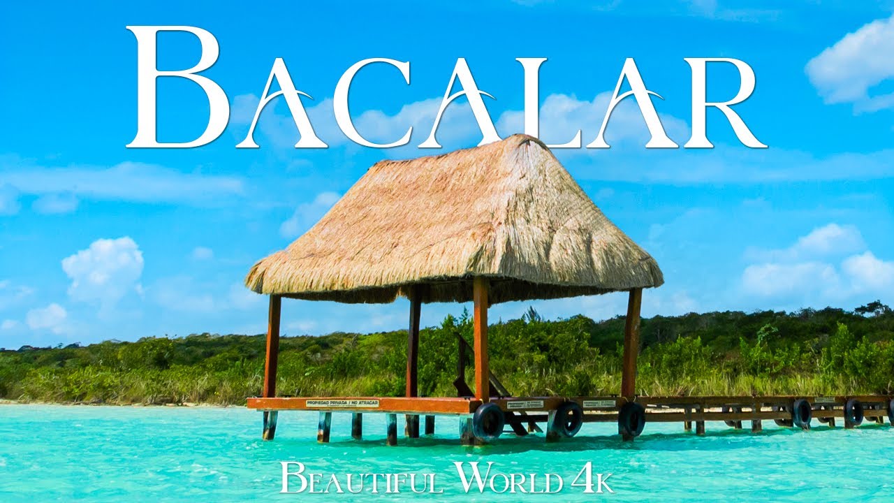 Bacalar 4K Nature Relaxation Film - расслабляющая фортепианная музыка - живописное расслабление
