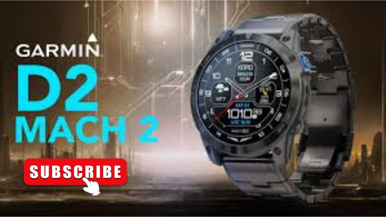 Garmin D2 Mach 2 – The New King of Smartwatches with AMOLED, Flashlight & Detailed Color Maps!