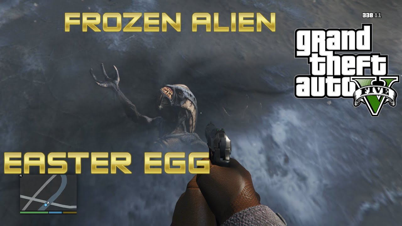 GTA V - FROZEN ALIEN EASTER EGG (1080p)