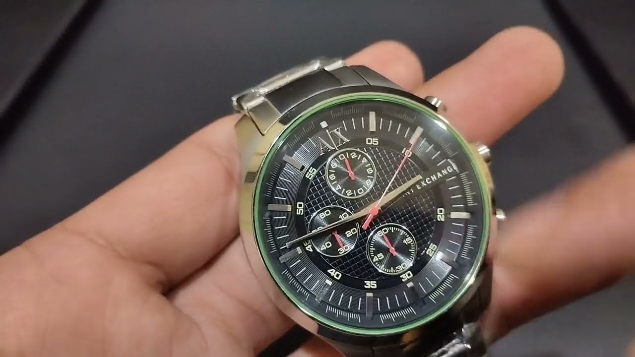 Armani Exchange Chronograph Watch / Original Armani Watches / Armani Watches Review / Men's Watches