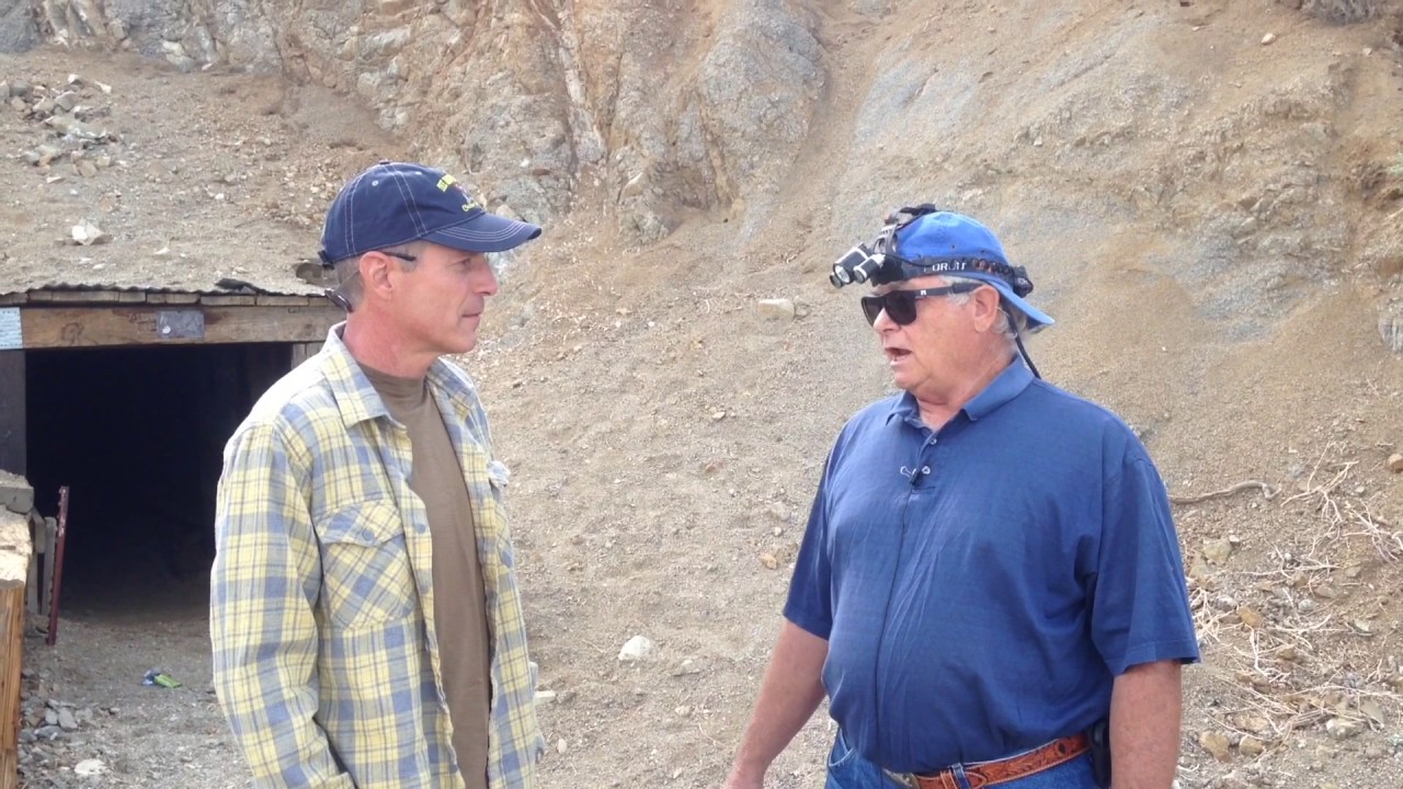 Kern County Historian Barry Marlett with Host Craig Hudson touring the Burro Schmidt Tunnel.