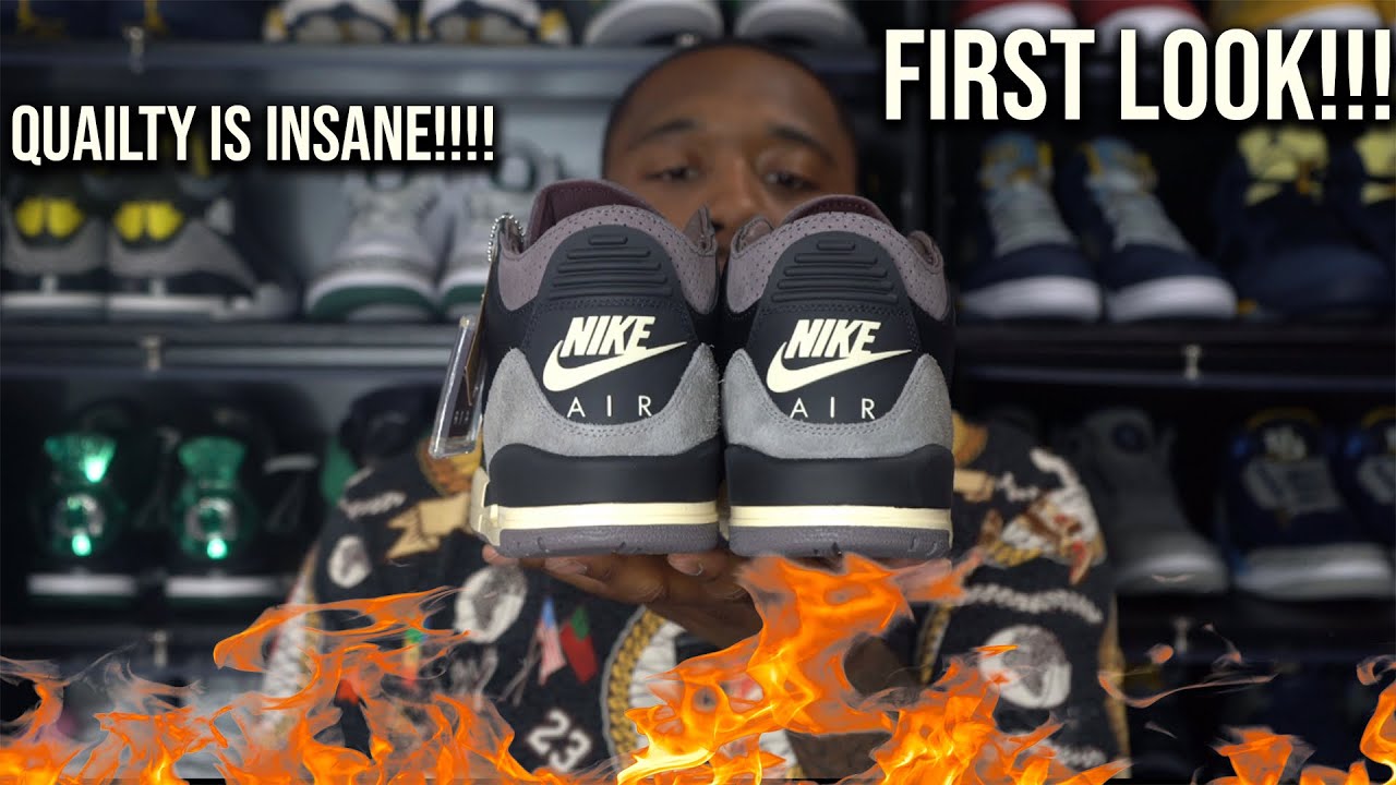 First Look: QUALITY ON POINT! Detailed Look at the NEW Air Jordan 3 A Ma Maniere!