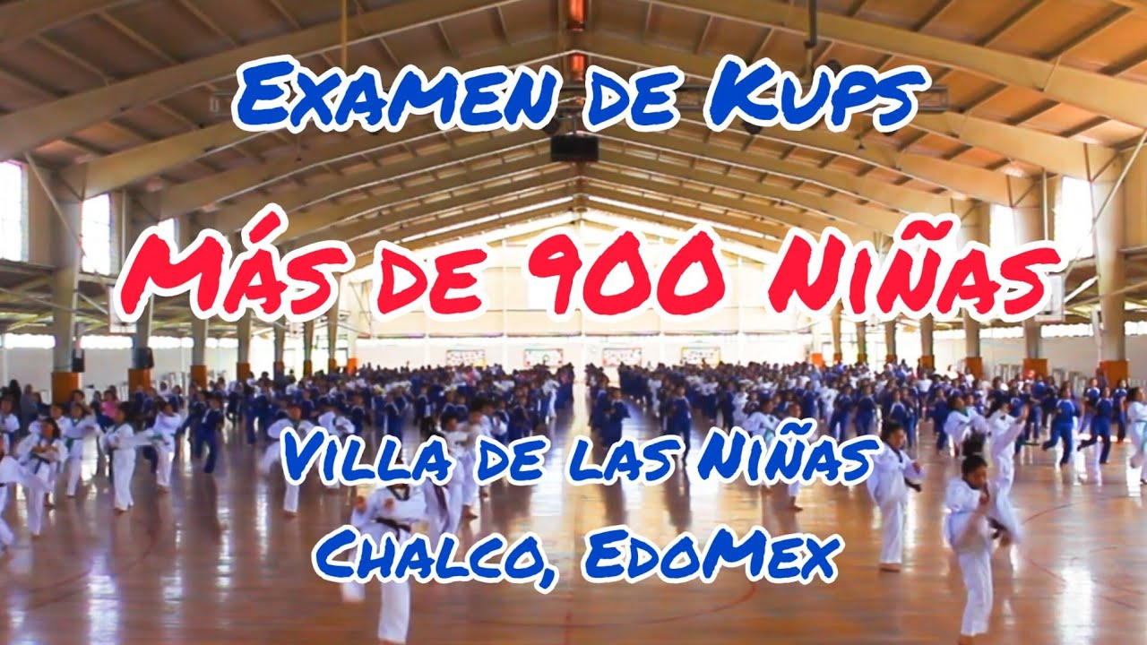 Villa de las Niñas | Examen de Kups de Taekwondo