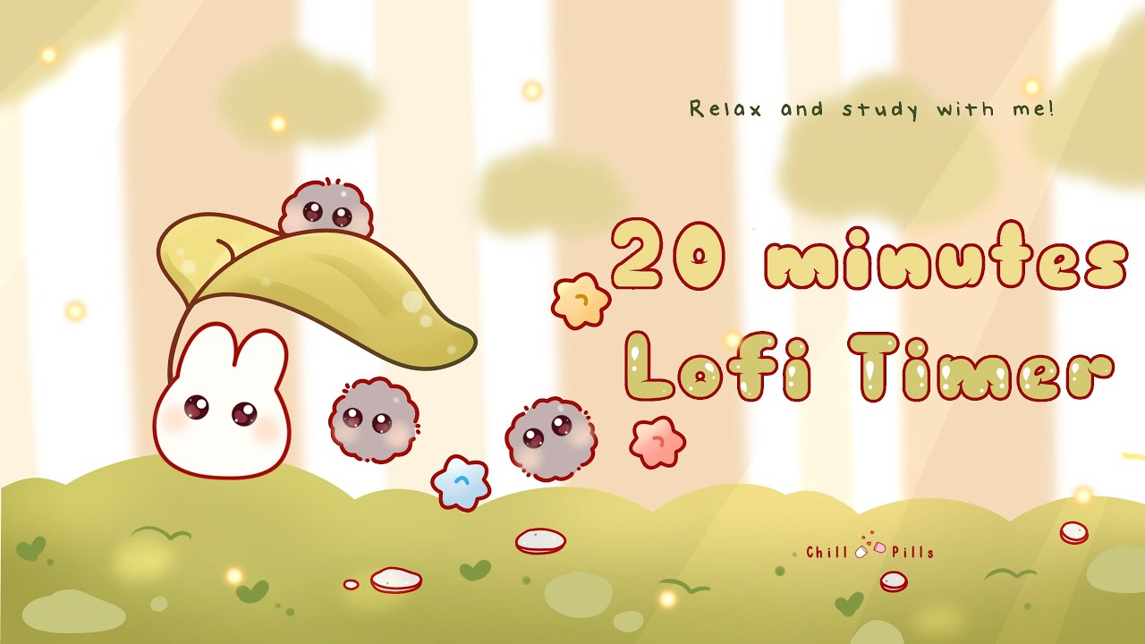 20 minutes - Relax & study with me Lofi | Spirit forest #timer #20minutetimer  #lofi #relaxing #calm