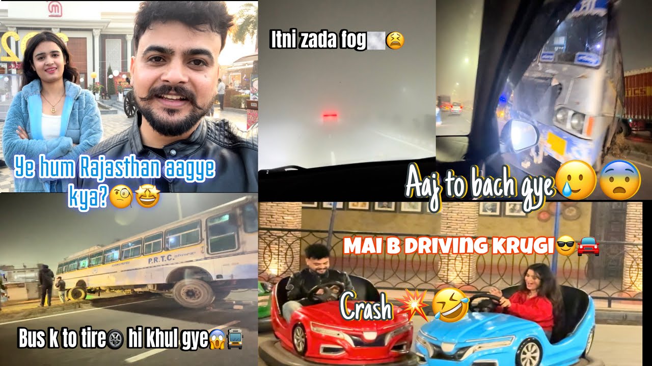 Panipat(Haryana) to Jammu Day-2 || Bus to puri divider cross kar gyi😨😱|Ye kya hogya @SakshiManhas64 