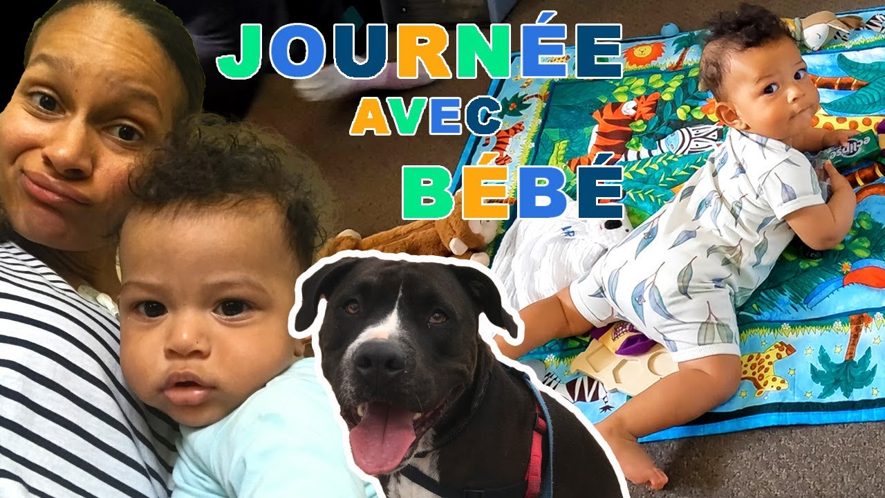 Une journée avec mon bébé de 6 mois (et mon chien!)